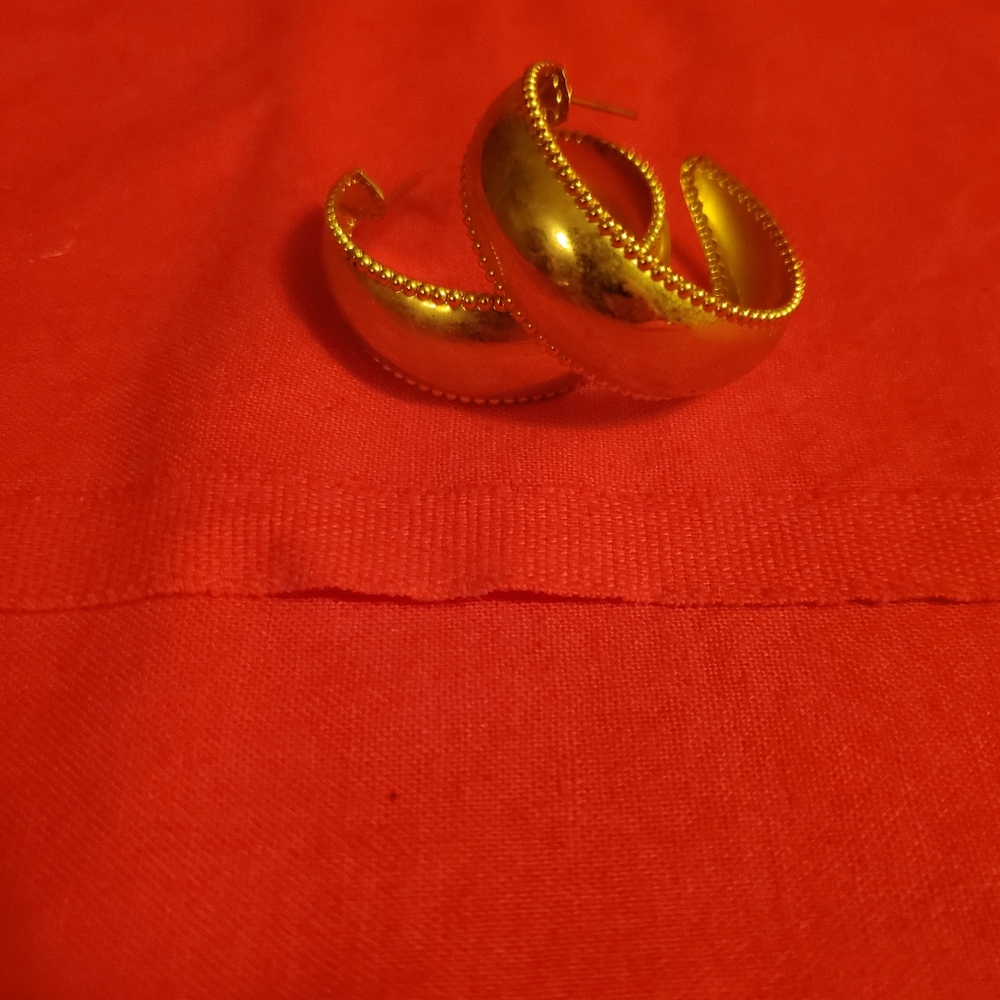 Gold Hoop Earrings